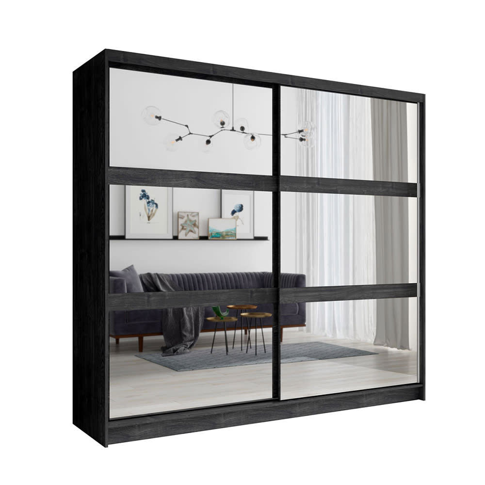 wohnli-moebel-suche-M26022876 Wohnli Möbelsuche - Schwebetürenschrank modern aus Spanplatte 230x62x215cm