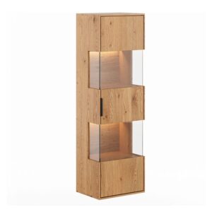 Wohnli Möbelsuche - Hängevitrine mit Beleuchtung aus Massivholz