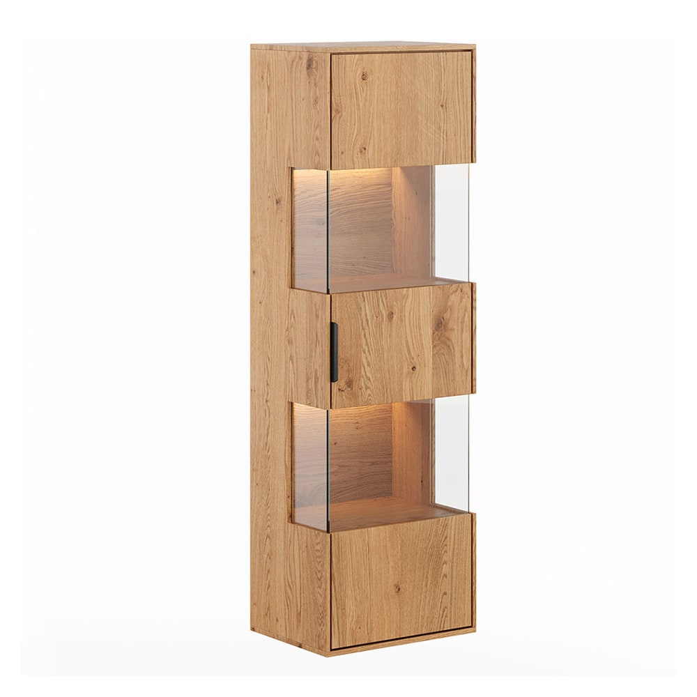 wohnli-moebel-suche-M26022891 Wohnli Möbelsuche - Hängevitrine mit Beleuchtung aus Massivholz