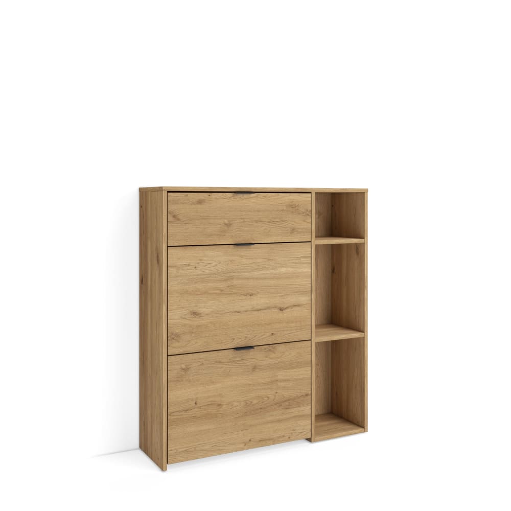 wohnli-moebel-suche-M26022963 Wohnli Möbelsuche - Schuhschrank Holzeffekt Eiche 90x27x102cm