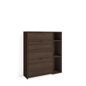 wohnli-moebel-suche-M26022969 Wohnli Möbelsuche - Schuhschrank Holzeffekt Eiche dunkel 90x27x102cm