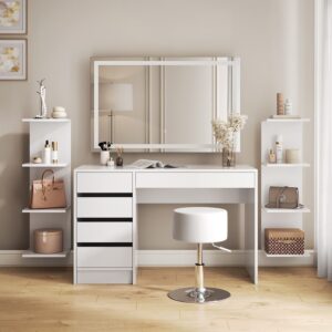 Wandregal 2er Set Weiß 30x95cm 30x95x28cm Spanplatte Weiß Vicco Möbel Wohnzimmermöbel Regale