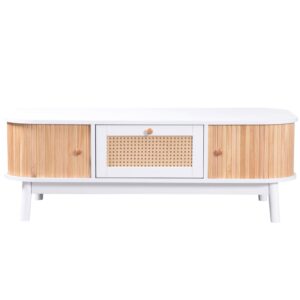 Wohnli Möbelsuche - Couchtisch mit Schubladen und Schiebetüren 110x55x38