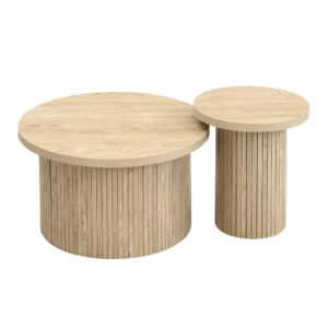 wohnli-moebel-suche-M26023082 Wohnli Möbelsuche - Couchtisch-Set aus MDF platzsparend 66x66x40 cm