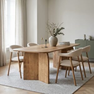 wohnli-moebel-suche-M26023442-1 Esstisch Dänisch oval natur Mangoholz 240x100x76 cm 240x76x100cm Holz Braun Giga Meubel Möbel Esszimmermöbel Esstische