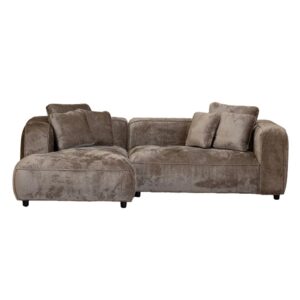 Wohnli Möbelsuche - Chaiselongue Sofa 3-Sitzer links aus Stoff