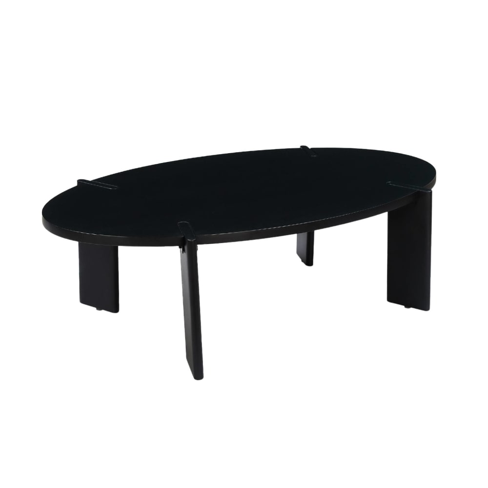 wohnli-moebel-suche-M26024050 Wohnli Möbelsuche - Ovaler Couchtisch aus massivem Mangoholz 120 cm schwarz