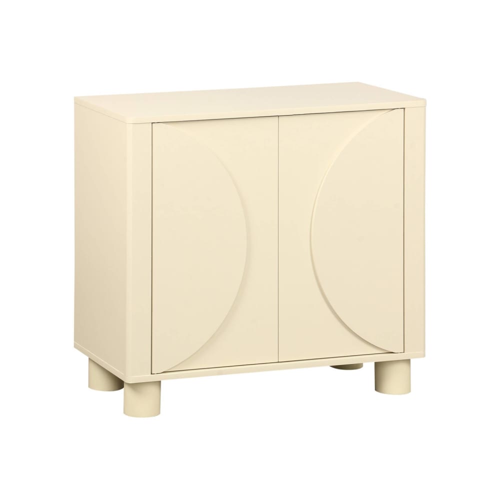 wohnli-moebel-suche-M26024052 Wohnli Möbelsuche - Sideboard mit Holzdekor beige 2 Türen 80cm