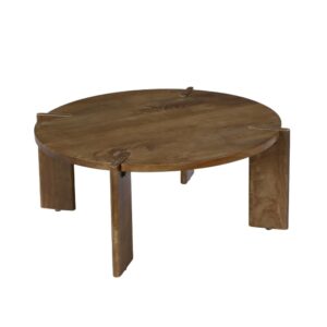 wohnli-moebel-suche-M26024091 Wohnli Möbelsuche - Runder Couchtisch massives Mangoholz nussbaumfarben