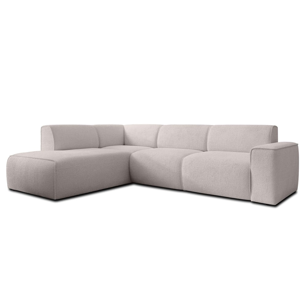 Wohnli Möbelsuche - 5-Sitzer Ecksofa links aus Strukturstoff