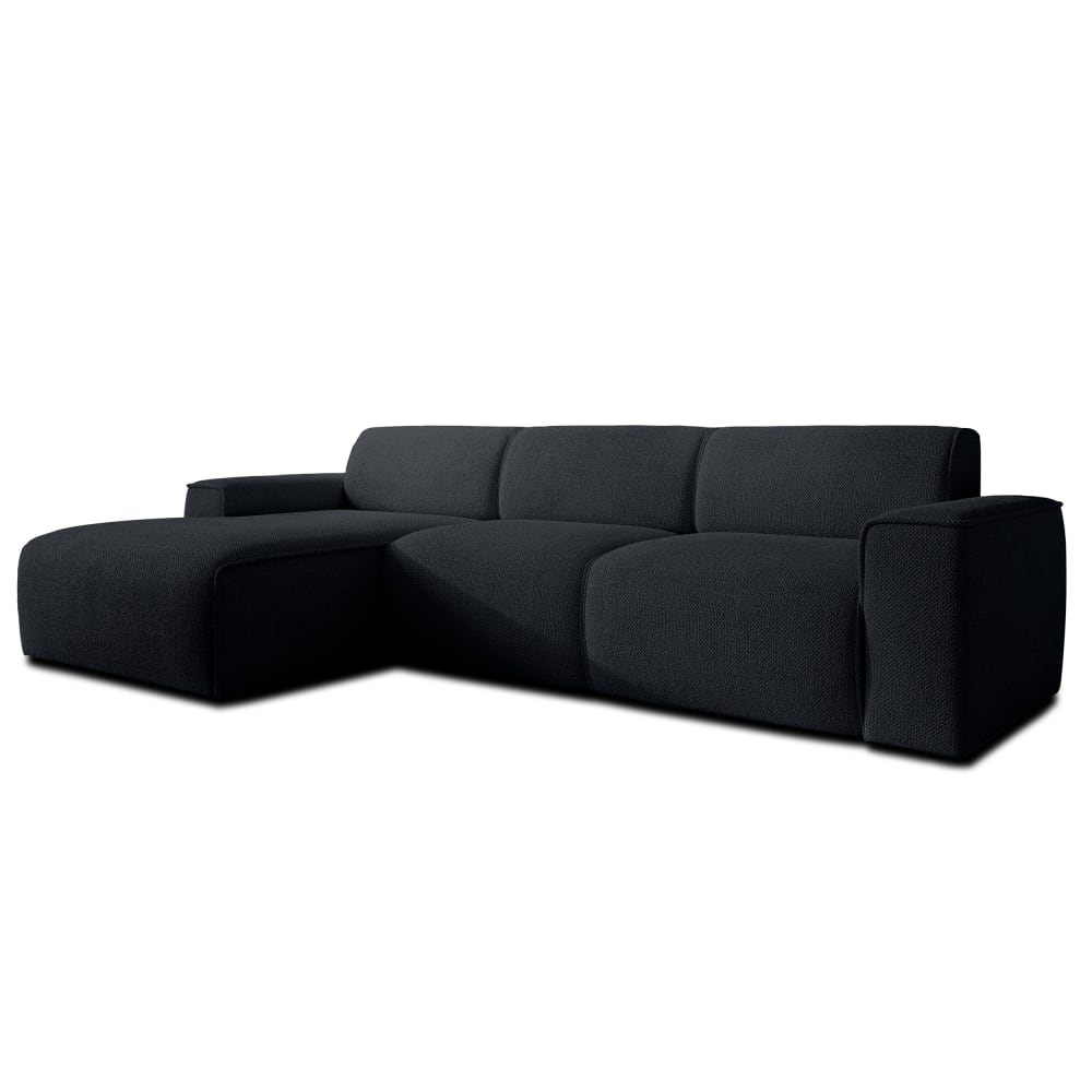 Wohnli Möbelsuche - 4-Sitzer Ecksofa links aus Strukturstoff