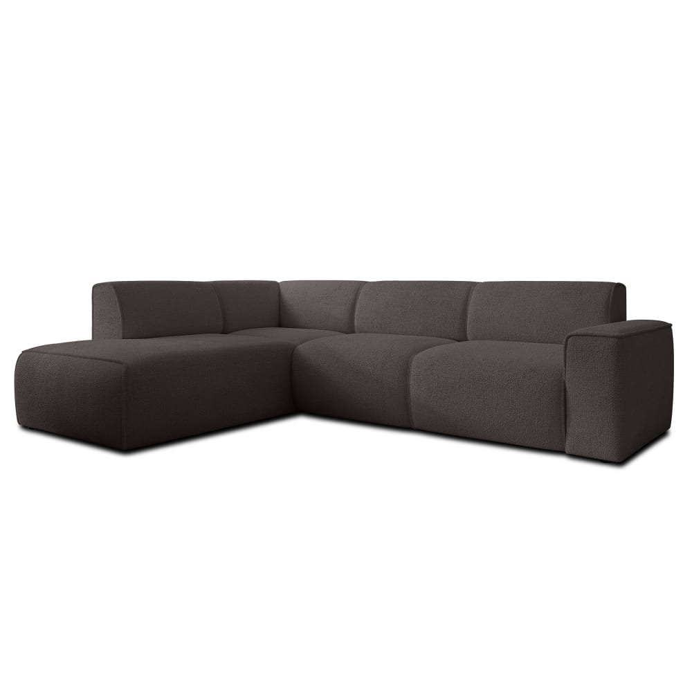 Wohnli Möbelsuche - 5-Sitzer Ecksofa links aus Strukturstoff