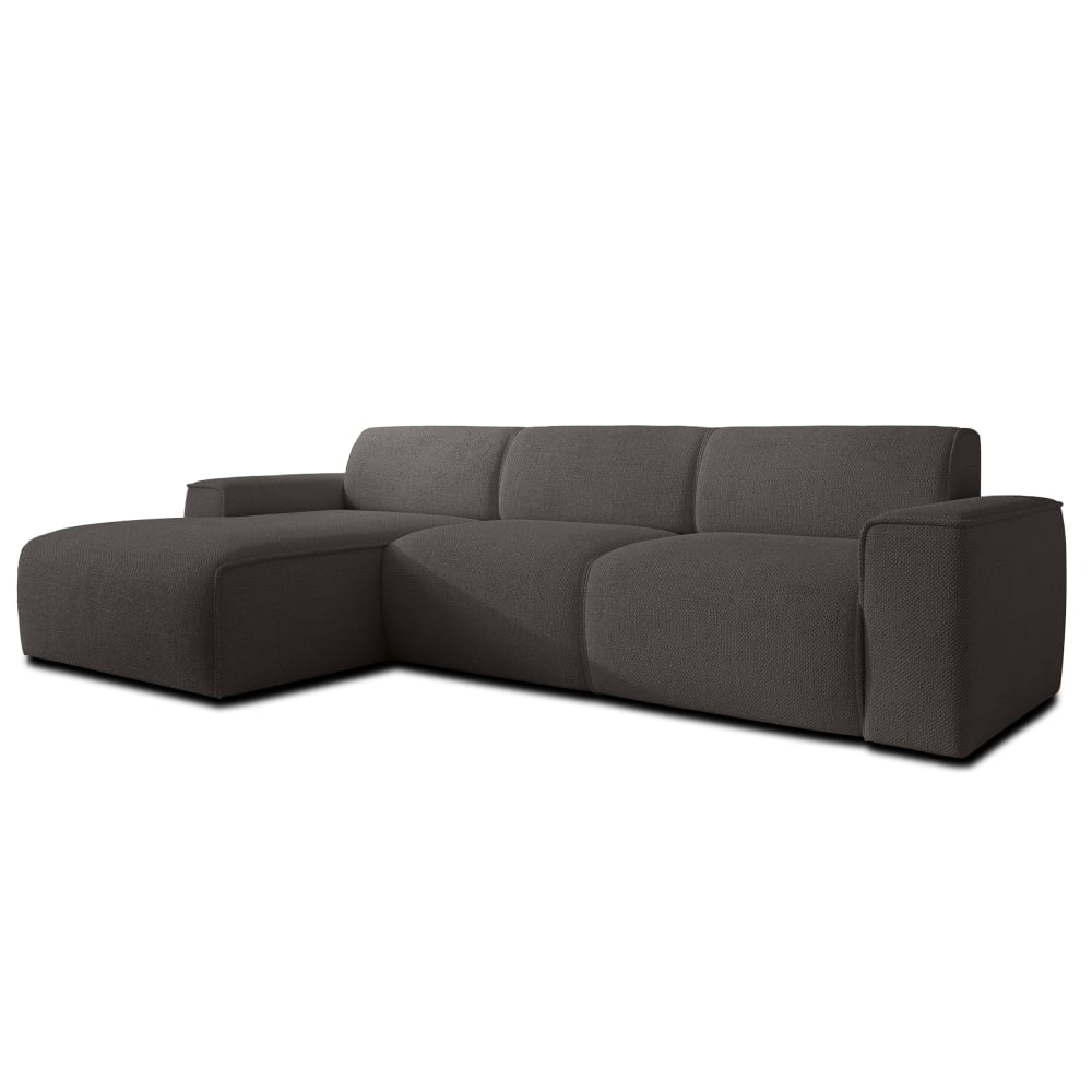 Wohnli Möbelsuche - 4-Sitzer Ecksofa links aus Strukturstoff