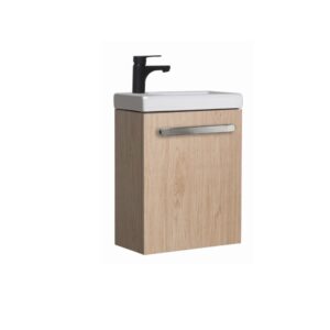 wohnli-moebel-suche-M26024969 Wohnli Möbelsuche - Nevada Wand-Handwaschbecken-Set mit schwarzem Wasserhahn