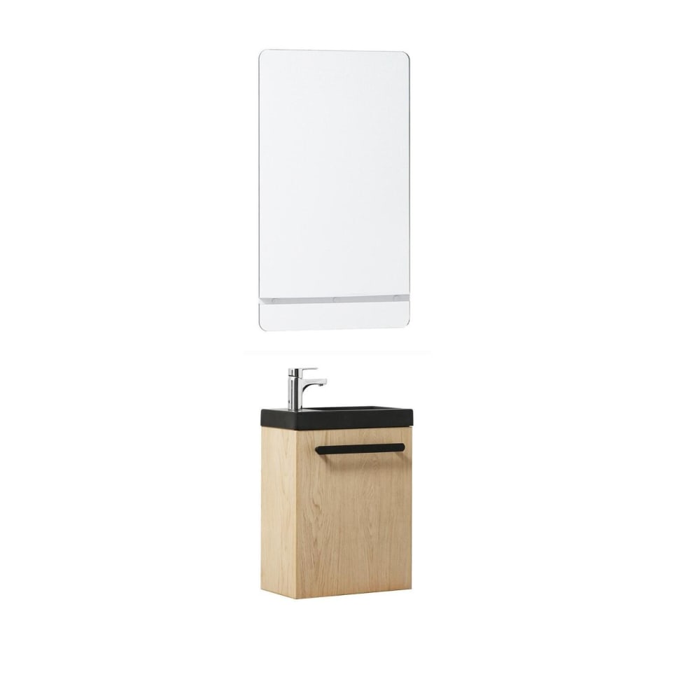 wohnli-moebel-suche-M26024982 Wohnli Möbelsuche - Nevada Wand-Waschtisch-Set mit Armatur und Spiegel