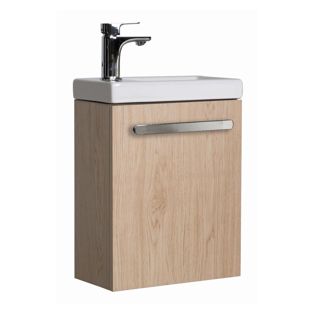wohnli-moebel-suche-M26024991 Wohnli Möbelsuche - Nevada Wand-Waschtisch-Set mit Chromarmatur