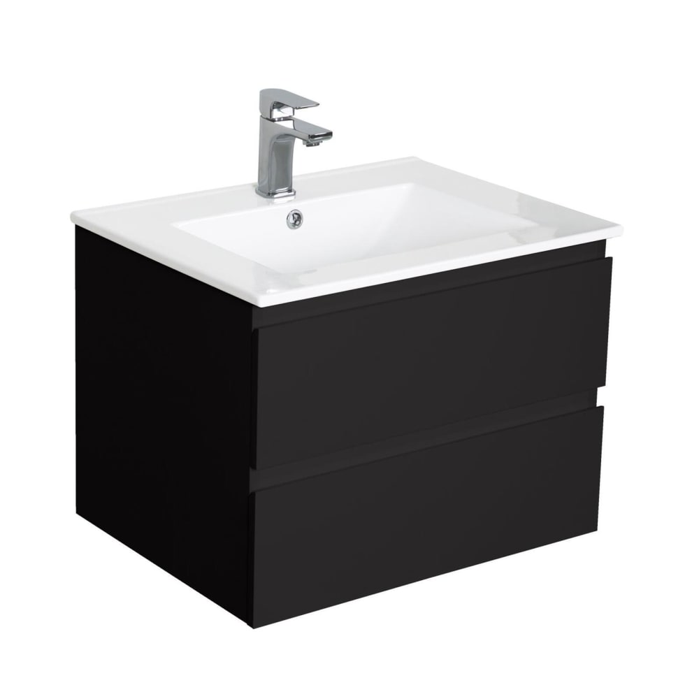 wohnli-moebel-suche-M26024997 Wohnli Möbelsuche - Einzelwaschtisch-Set 60 cm mit Keramikplatte und Chromhahn