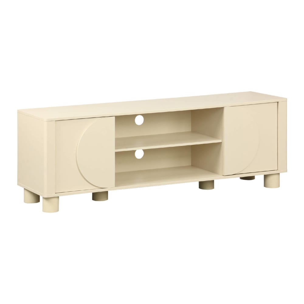 Wohnli Möbelsuche - TV-Möbel Holzdekor beige 2 Türen 155cm