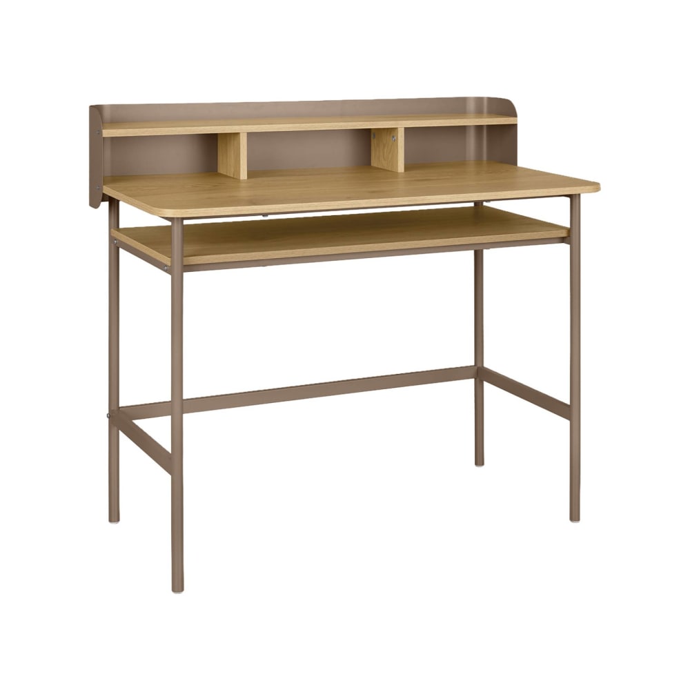 wohnli-moebel-suche-M26026939 Wohnli Möbelsuche - Schreibtisch Metall und Holzdekor 100 cm