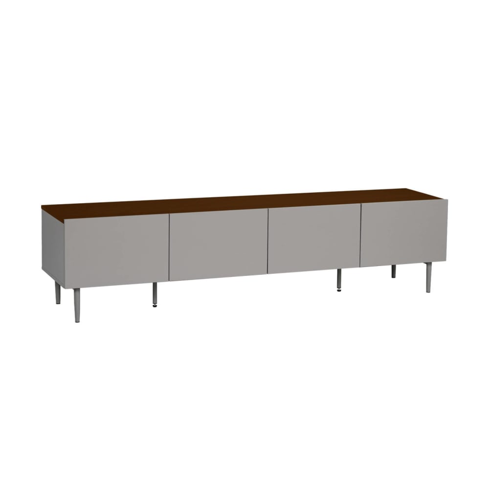 wohnli-moebel-suche-M26026977 Wohnli Möbelsuche - TV-Möbel Metall und Holzdekor grau und nussbaumfarben B 180 cm