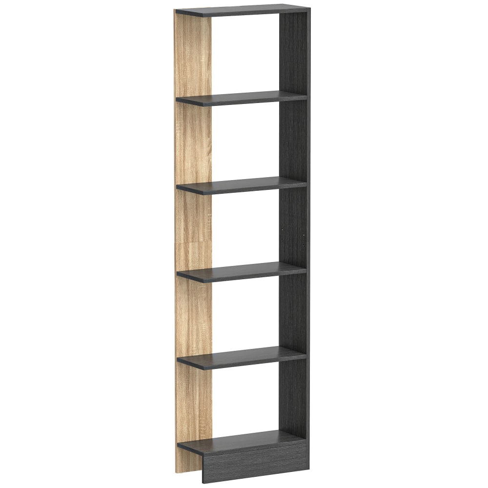 wohnli-moebel-suche-M26027361 Wohnli Möbelsuche - Étagère rangement 5 compartiments ouverts design moderne bois noir