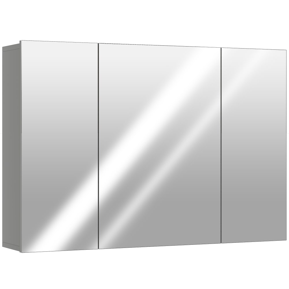 wohnli-moebel-suche-M26027429 Wohnli Möbelsuche - Armoire salle de bain 3 portes miroir en mdf gris