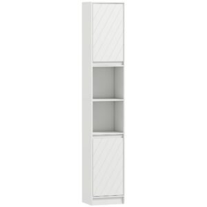 wohnli-moebel-suche-M26027461 Wohnli Möbelsuche - Meuble colonne salle de bain 2 portes et 2 compartiments MDF blanc