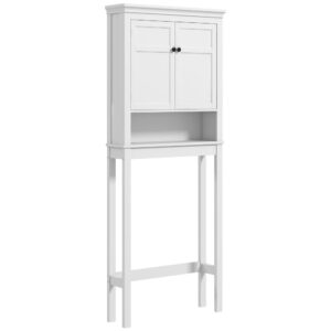 Wohnli Möbelsuche - Weißer 2-türiger MDF-Wandschrank WC-Kommode