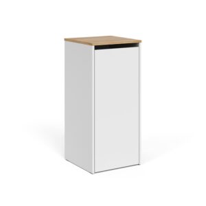 wohnli-moebel-suche-M26027542 Wohnli Möbelsuche - Badschrank mit Wäschkorb Weiß/Artisan 40.2x88.2cm