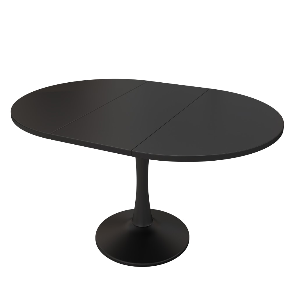 Wohnli Möbelsuche - Esstisch aus MDF ausziehbar oval 100/140x100x75 cm