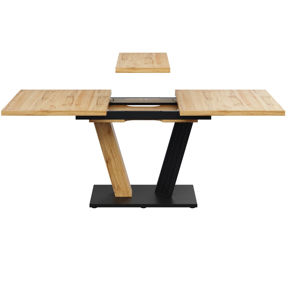 Wohnli Möbelsuche - Esstisch aus MDF mit Ausziehfunktion 120/160x80x76 cm