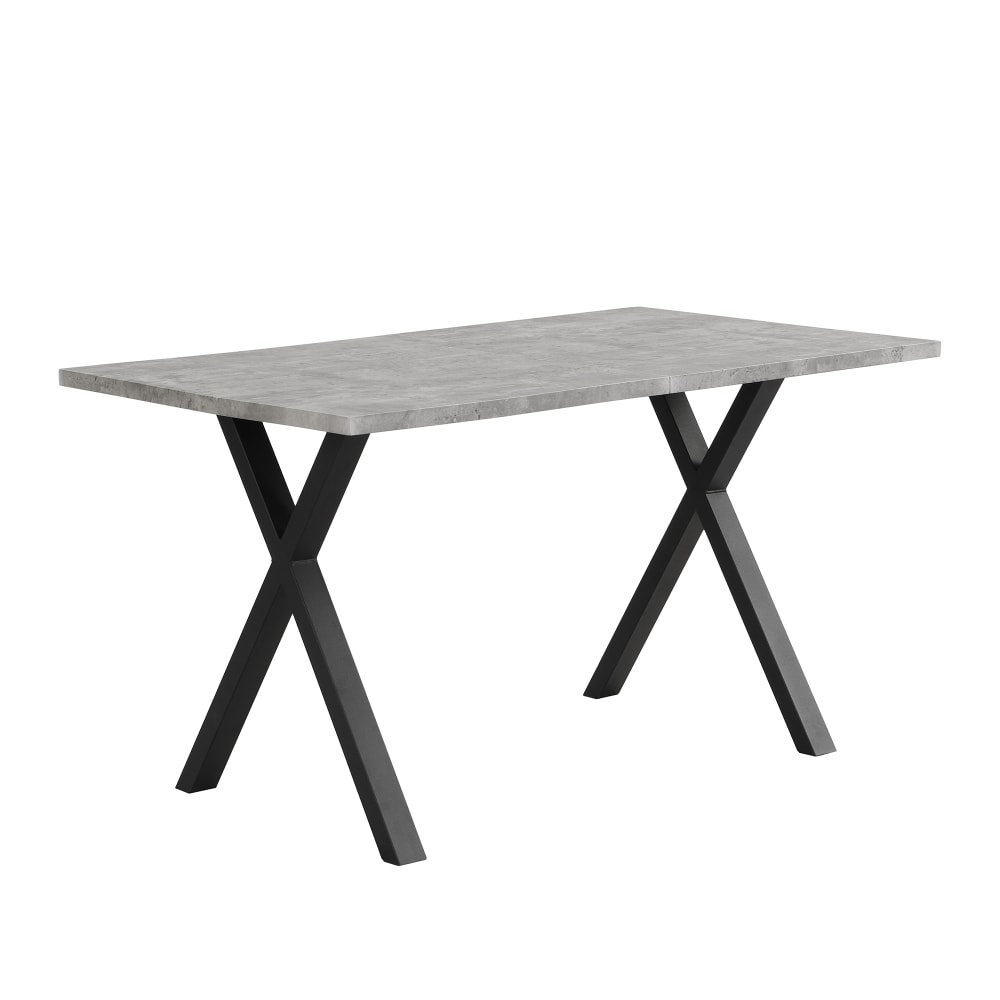 Wohnli Möbelsuche - Esstisch aus MDF mit Kreuzgestell 140x80x76 cm