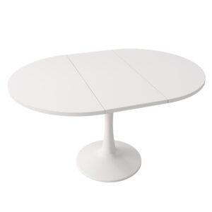 Wohnli Möbelsuche - Esstisch aus MDF ausziehbar oval 100/140x100x75 cm