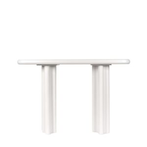 wohnli-moebel-suche-M26027640-1 Console da ingresso bianca 40x82x120cm Spanplatte Weiß Koketto Home Möbel Wohnzimmermöbel Konsolentische