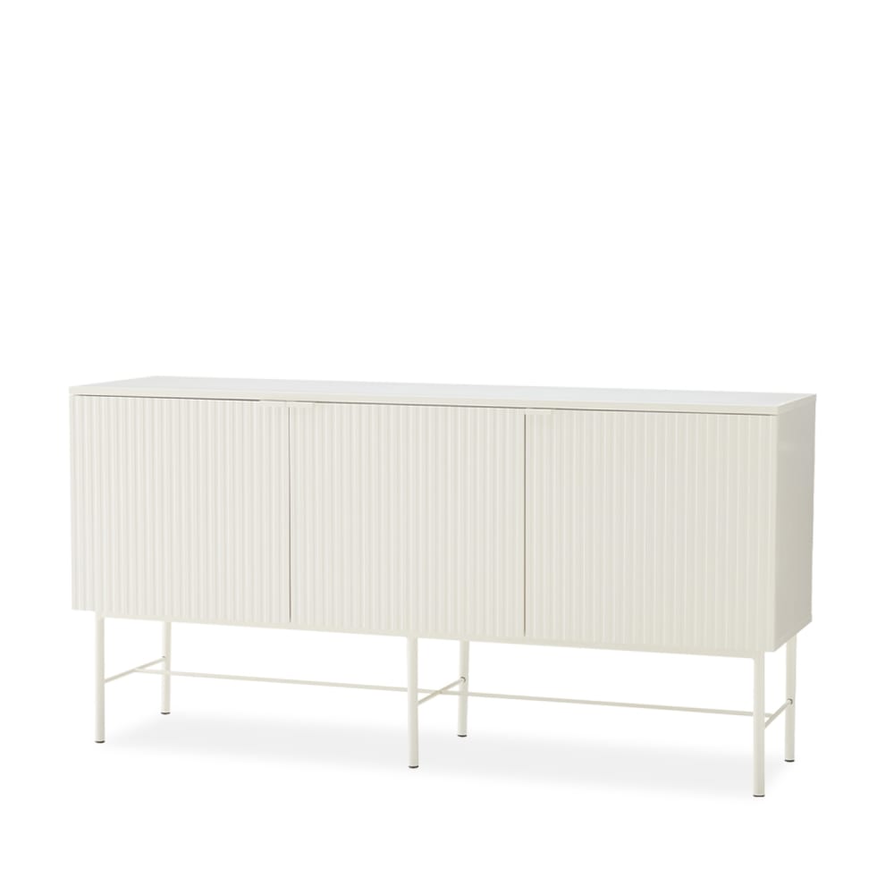 wohnli-moebel-suche-M26027682 Wohnli Möbelsuche - 150 cm breites Sideboard in Weiß mit geriffeltem Design