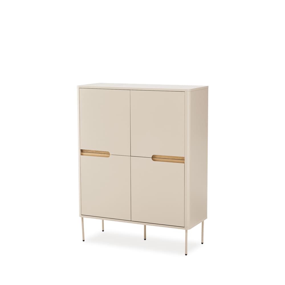 wohnli-moebel-suche-M26027685 Wohnli Möbelsuche - 100 cm hoher Sideboard in Beige mit Türen