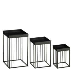 wohnli-moebel-suche-M26028223 Wohnli Möbelsuche - Beistelltisch Beth Schwarz Eisen H50xB30xL30cm