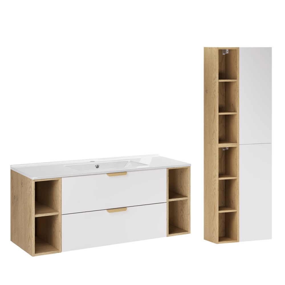 wohnli-moebel-suche-M26028870 Wohnli Möbelsuche - Waschtisch und Hängesäule 4 Schubladen