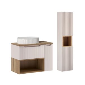 wohnli-moebel-suche-M26028932 Wohnli Möbelsuche - Waschtisch und Hängesäule 2 Schubladen