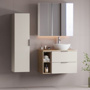 Kaschmir und Holzoptik