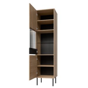 Holzoptik und Schwarz