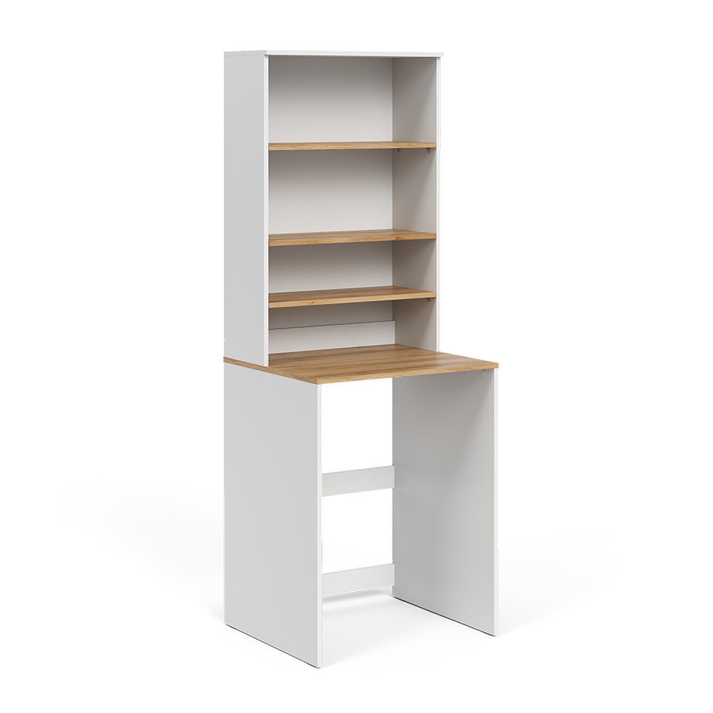 Wohnli Möbelsuche - 2-tlg. Waschmaschinenschrank Weiß/Artisan 68x88 cm
