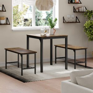 wohnli-moebel-suche-M26033864-1 Esstisch Schwarz/Eiche rustikal 70x75cm 70x75x70cm Spanplatte Schwarz Vicco Möbel Esszimmermöbel Esstische