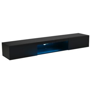 wohnli-moebel-suche-M26034016 Wohnli Möbelsuche - Wand-TV-Lowboard mit LED & Türen 160x31x22 cm