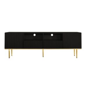 Wohnli Möbelsuche - TV-Schrank mit 2 Schubladen Metallbeinen 165 cm