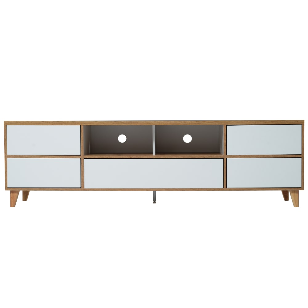 wohnli-moebel-suche-M26034035 Wohnli Möbelsuche - TV-Lowboard mit Türen und Fächern 175 cm Holzfüße