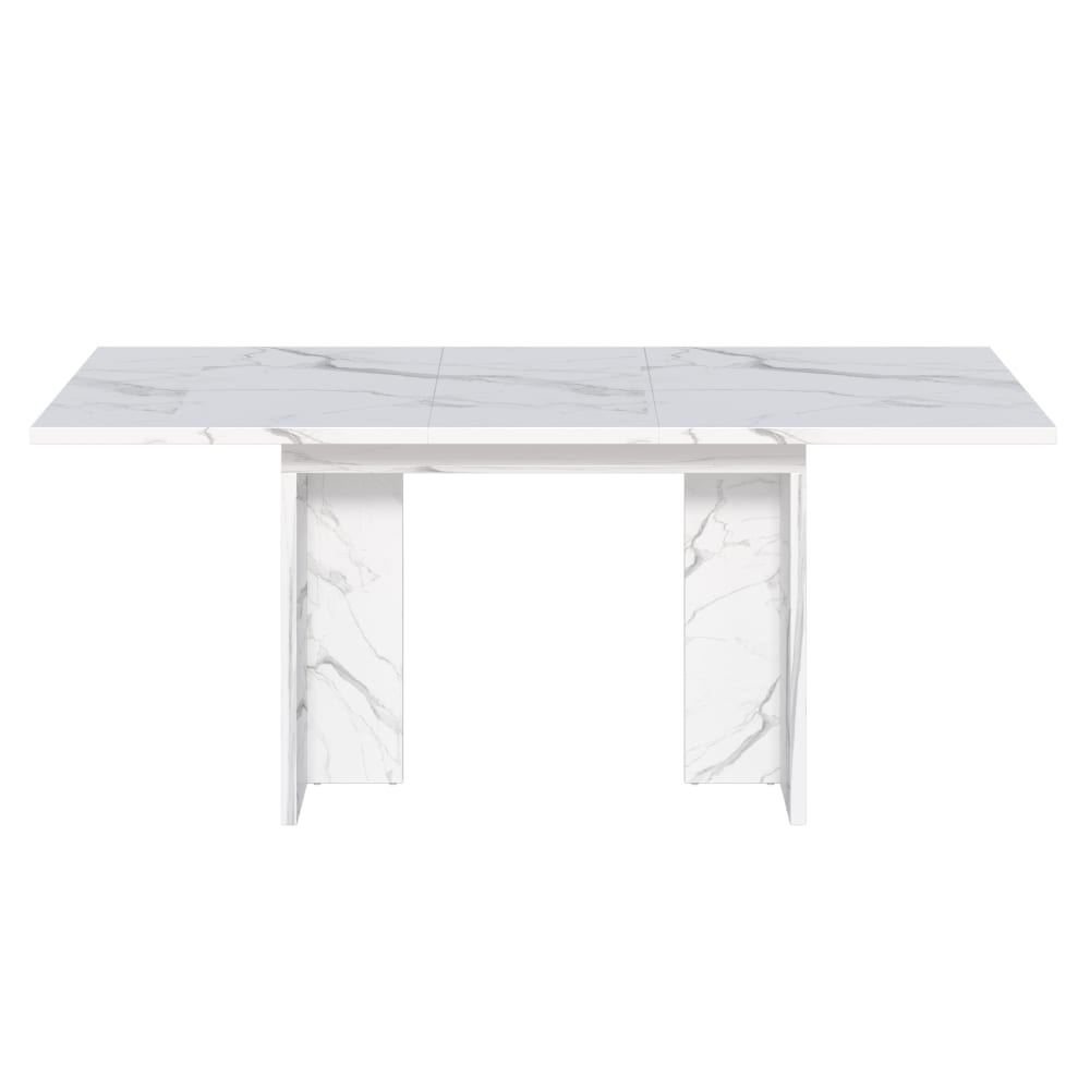 wohnli-moebel-suche-M26034086 Wohnli Möbelsuche - Ausziehbarer Esstisch mit Ablage 140–180x80 cm MDF