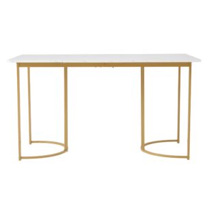 wohnli-moebel-suche-M26034103 Wohnli Möbelsuche - Esstisch mit Marmormuster und Metallgestell 140x80 cm
