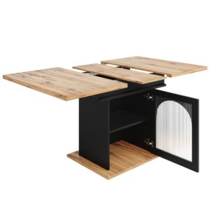 wohnli-moebel-suche-M26034106 Wohnli Möbelsuche - Ausziehbarer Esstisch mit 3 Ablagen 110-140 cm