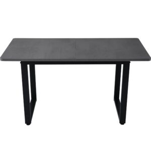 wohnli-moebel-suche-M26034112 Wohnli Möbelsuche - Esstisch Industriestil mit Stahlrahmen Spanplatte 90 cm Schwarz/Grau